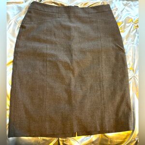 Brown Ann Taylor Pencil Skirt